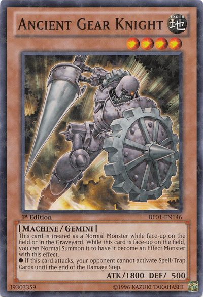 Ancient Gear Knight [BP01-EN146] Starfoil Raro 