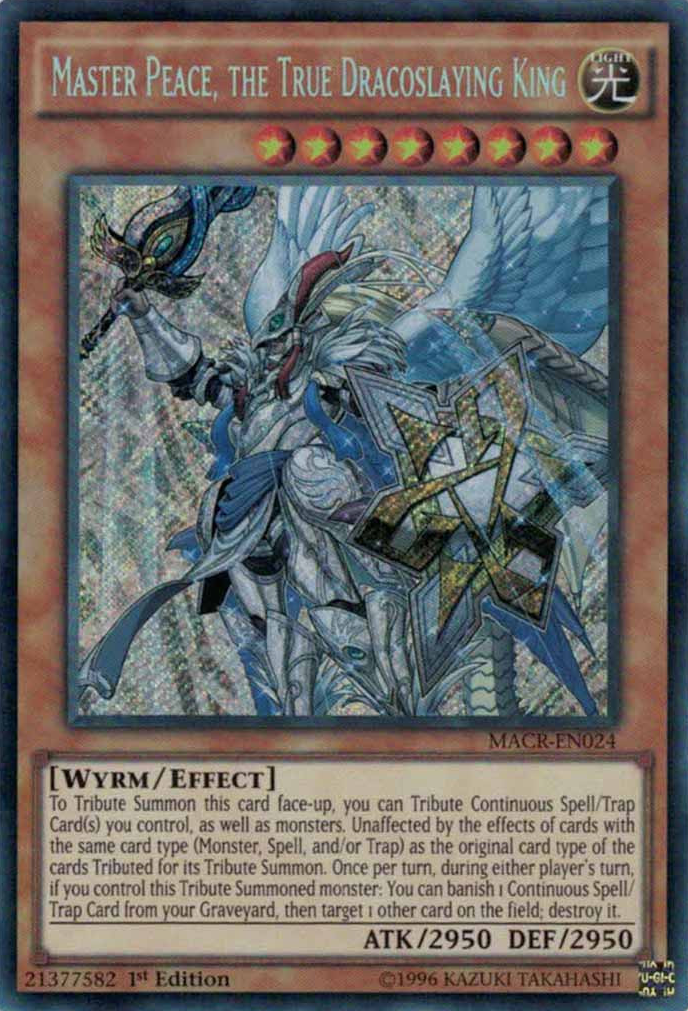 Master Peace, el verdadero Rey Dracoslaying [MACR-EN024] Secreto Raro 
