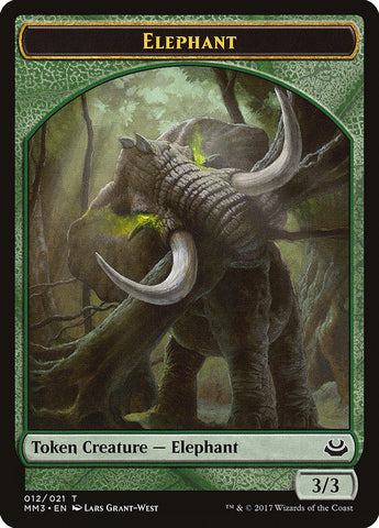 Ficha de elefante [Fichas de Modern Masters 2017] 