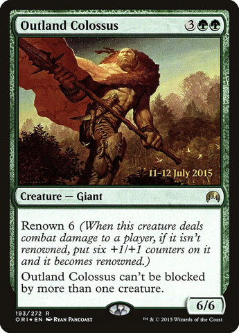 Outland Colossus [Promociones de presentación de Magic Origins] 