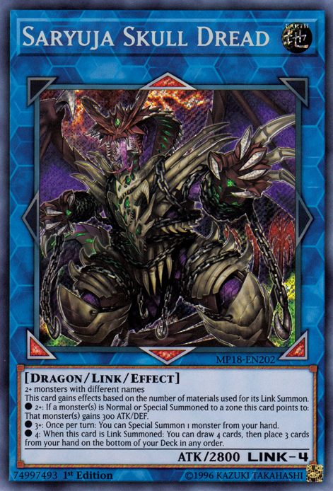 Saryuja Skull Dread [MP18-EN202] Secreto Raro 