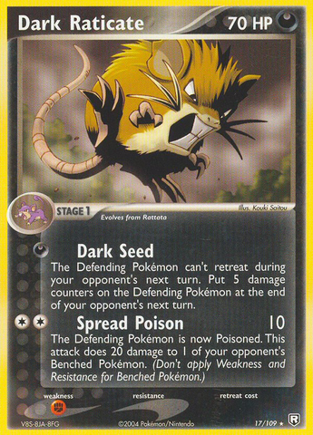 Dark Raticate (17/109) [EX: El regreso del Team Rocket] 