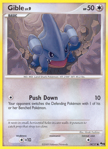 Gible (14/17) [Serie POP 9] 