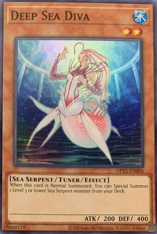Diva del Mar Profundo [OP13-EN004] Súper Raro 