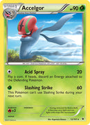 Accelgor (12/101) (Cracked Ice Holo) (Exclusivo de la baraja temática) [Blanco y negro: Victorias nobles] 