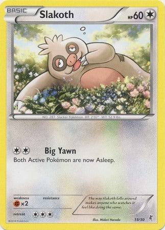 Slakoth (15/30) [XY: Kit de entrenador 1 - Bisharp] 