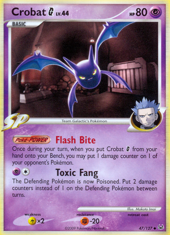 Crobat G (47/127) [Platino: Conjunto básico] 