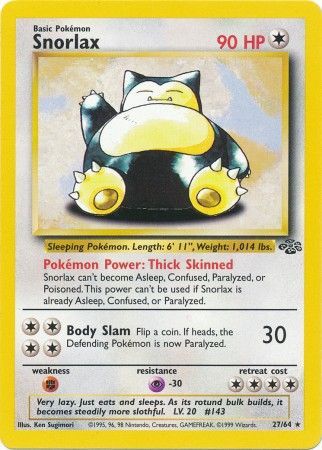 Snorlax (27/64) [Selva ilimitada] 