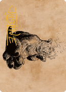 Wilson, tarjeta artística refinada de Grizzly (firma estampada en oro) [Commander Legends: Battle for Baldur's Gate Art Series] 