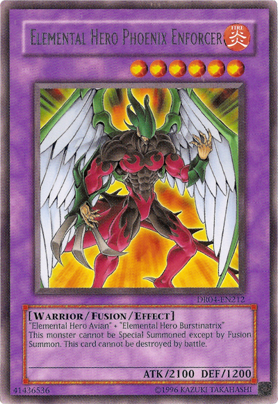 Héroe elemental Phoenix Enforcer [DR04-EN212] Raro 