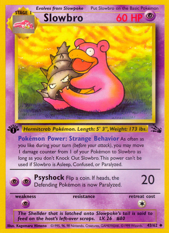 Slowbro (43/62) [Fossil 1.ª edición] 