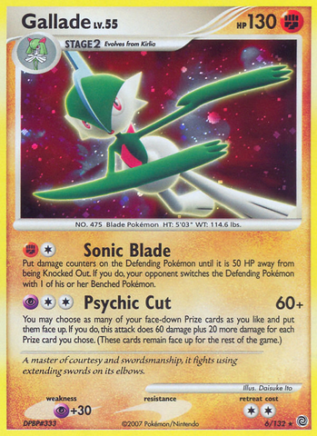 Gallade (6/132) [Diamante y perla: maravillas secretas] 