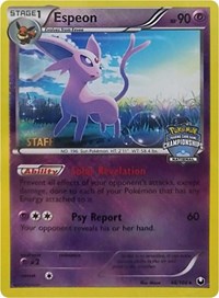 Espeon (48/108) (Personal de promoción del campeonato nacional) [Blanco y negro: Exploradores oscuros] 