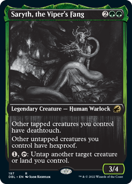 Saryth, el colmillo de víbora [Innistrad: función doble] 