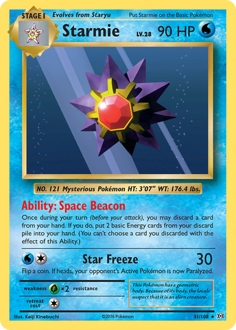 Starmie (31/108) [XY: Evoluciones] 