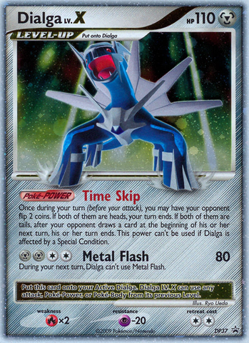 Dialga LV.X (DP37) [Diamante y Perla: Promociones Black Star] 