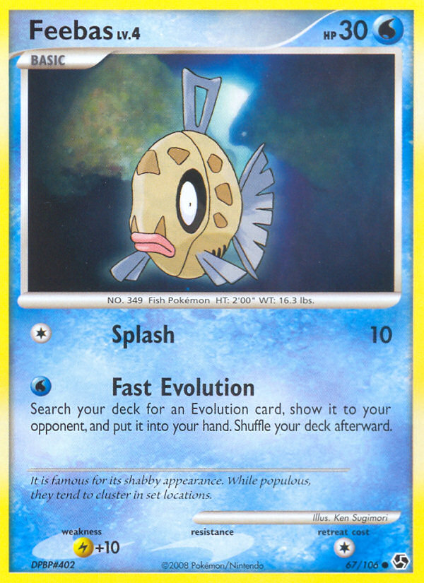 Feebas (67/106) [Diamante y Perla: Grandes encuentros] 