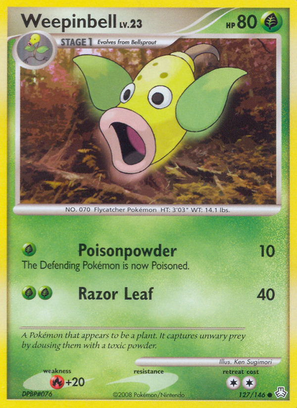 Weepinbell (127/146) [Diamante y Perla: Leyendas despiertas] 