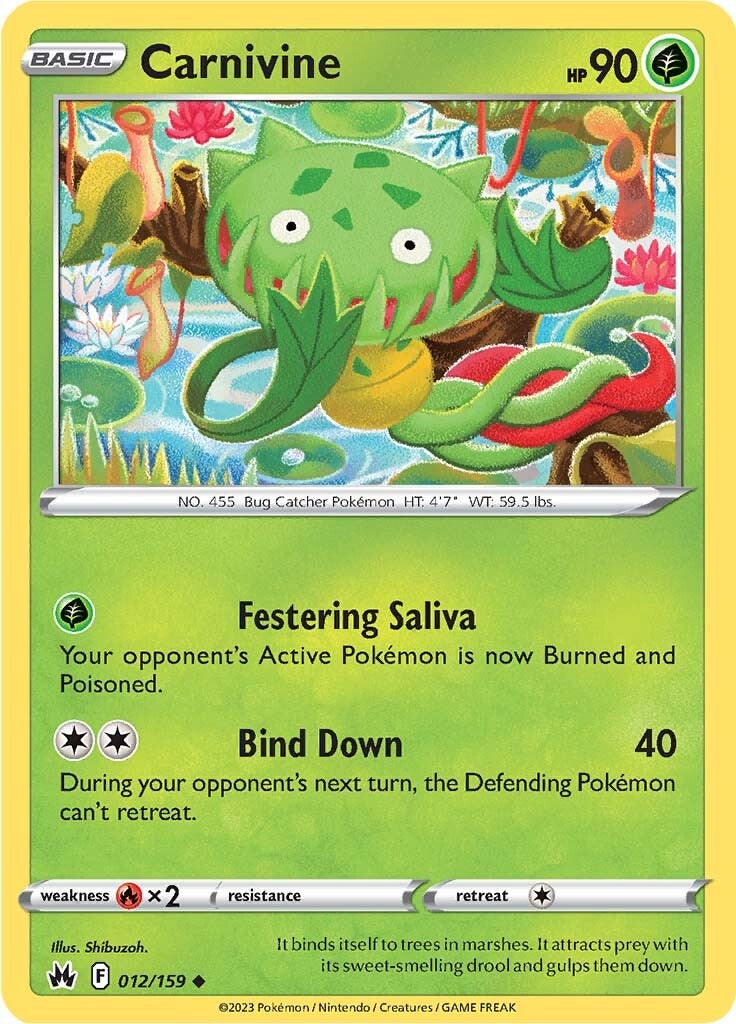 Carnivina (012/159) [Espada y escudo: Crown Zenith] 