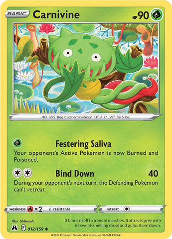 Carnivina (012/159) [Espada y escudo: Crown Zenith] 