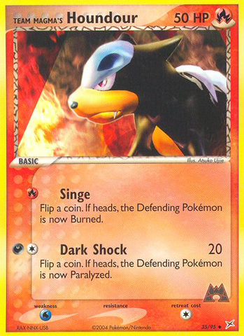 Houndour del equipo Magma (35/95) [EX: Equipo Magma vs Equipo Aqua] 