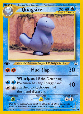 Quagsire (48/64) [Neo Revelación 1.ª edición] 