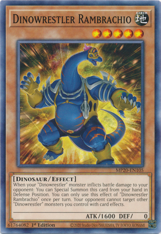 Dinowrestler Rambrachio [MP20-EN105] Común 
