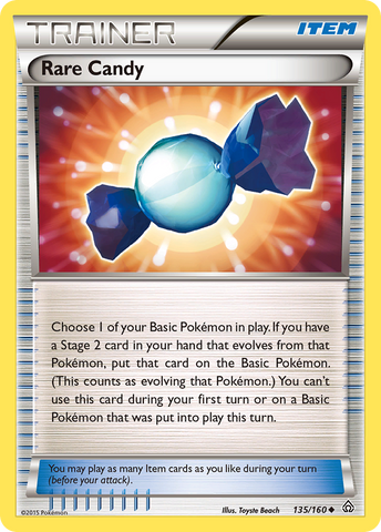 Caramelo raro (135/160) [XY: Primal Clash] 