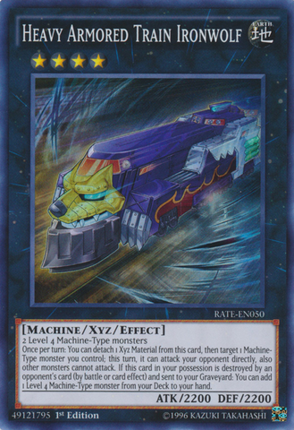Tren blindado pesado Ironwolf [RATE-EN050] Súper raro 