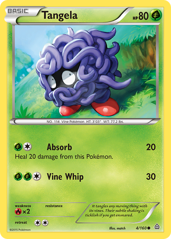 Tangela (4/160) [XY: Choque primigenio] 