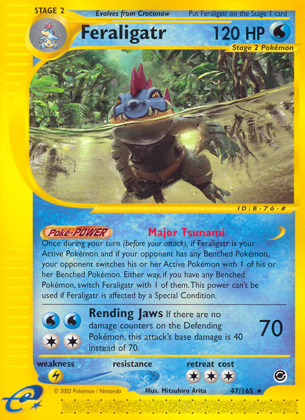 Feraligatr (47/165) [Expedición: Conjunto básico] 