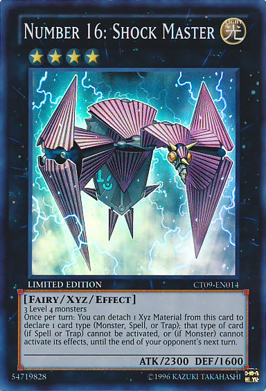 Número 16: Shock Master [CT09-EN014] Súper Raro 