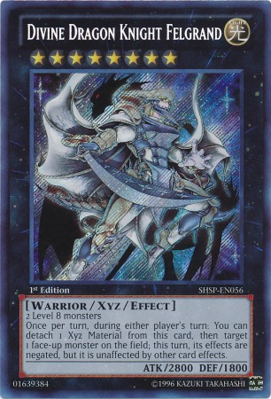 Caballero Dragón Divino Felgrand [SHSP-EN056] Secreto Raro 
