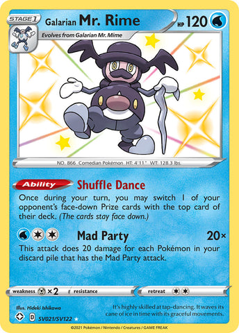 Galarian Mr. Rime (SV021/SV122) [Espada y escudo: Destinos brillantes] 