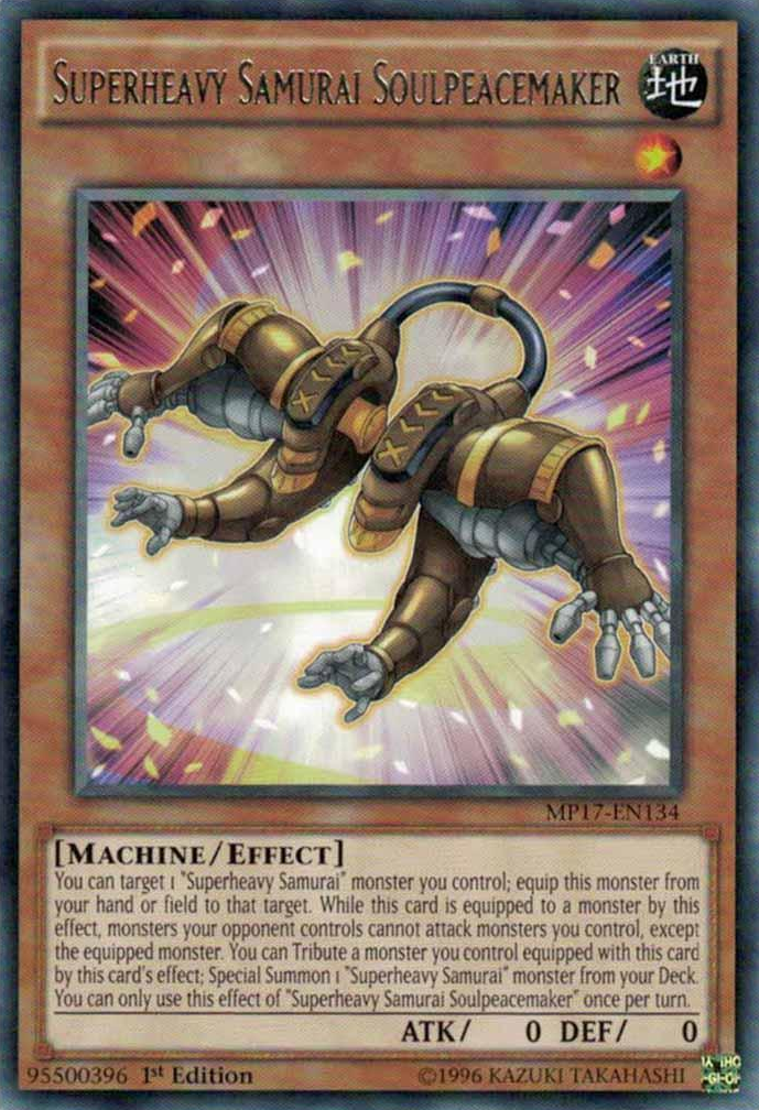 Samurái superpesado Soulpeacemaker [MP17-EN134] Raro 