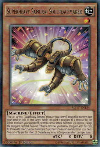 Samurái superpesado Soulpeacemaker [MP17-EN134] Raro 