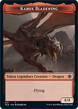 Karox Bladewing // Ficha de doble cara Karox Bladewing [Mazos Starter Commander] 