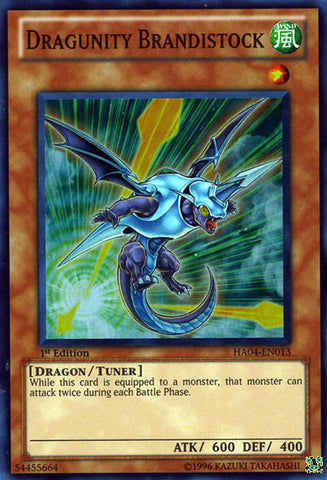 Dragunity Brandistock [HA04-EN013] Súper Raro 