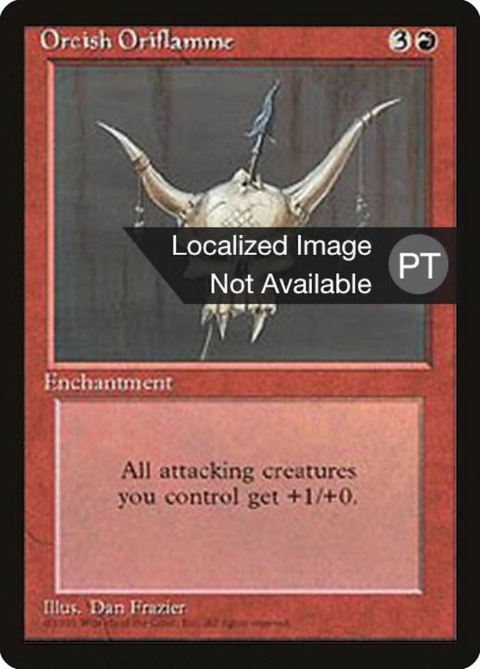 Oriflamme orco [Cuarta edición (borde negro extranjero)] 