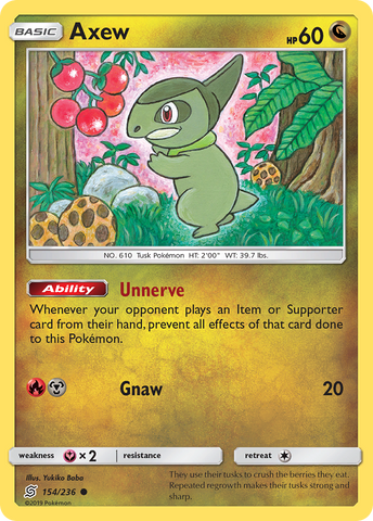 Axew (154/236) [Sol y Luna: Mentes unificadas] 