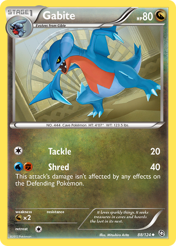 Gabite (88/124) [Blanco y negro: Dragones exaltados] 