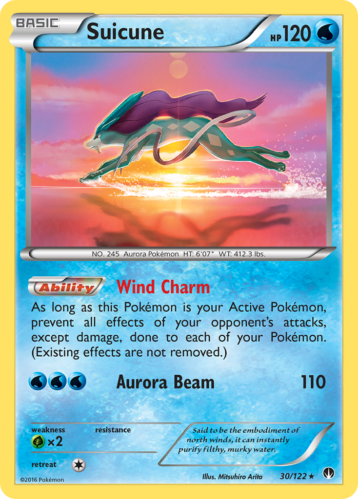 Suicune (30/122) [XY: Punto de ruptura] 