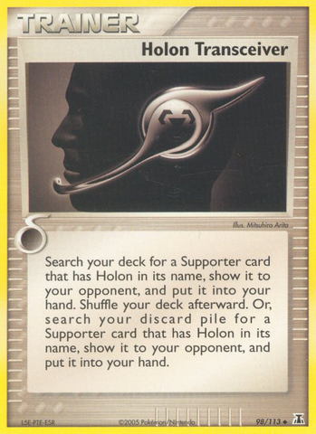 Transceptor Holon (98/113) [EX: Especies Delta] 