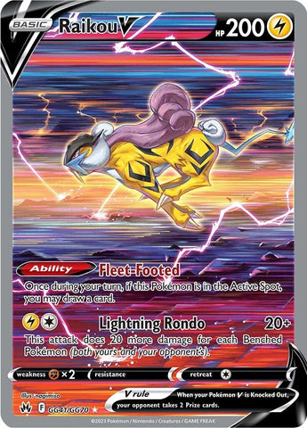 Raikou V (GG41/GG70) [Espada y escudo: Crown Zenith] 