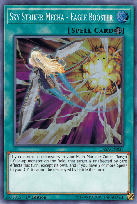 Sky Striker Mecha - Eagle Booster [DASA-EN035] Súper Raro 