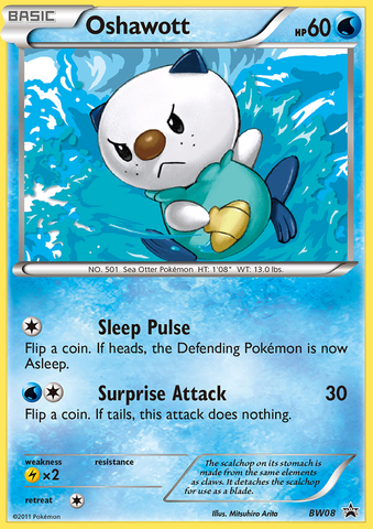 Oshawott (BW08) [Blanco y negro: Promociones de Black Star] 