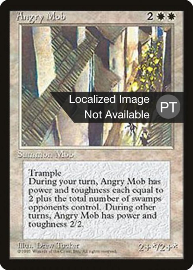 Angry Mob [Cuarta edición (borde negro extranjero)] 
