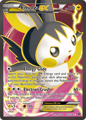 Emolga EX (143/146) [XY: Conjunto básico] 