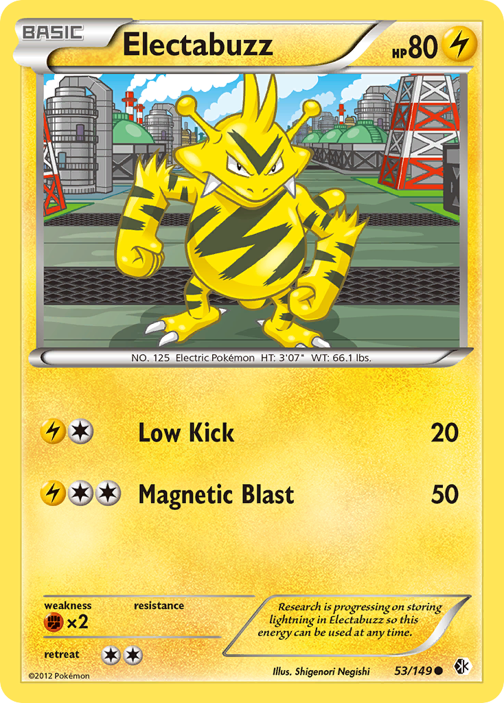 Electabuzz (53/149) [Blanco y negro: Límites cruzados] 