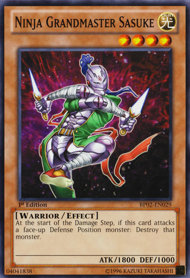 Gran Maestro Ninja Sasuke [BP02-EN029] Común 